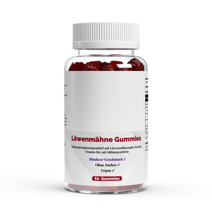 Lion's Mane + Vitamin B6 Gummies - 60 pcs.